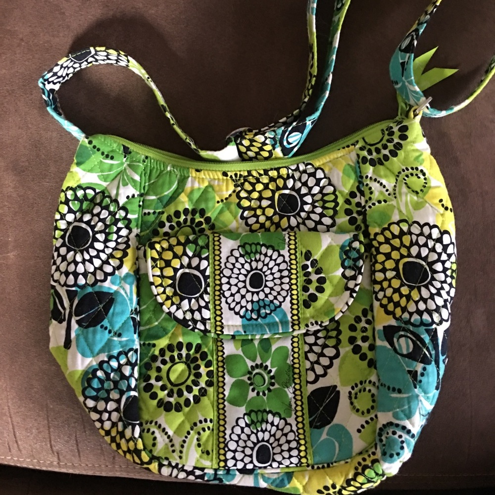 Vera Bradley crossbody in Limes Up